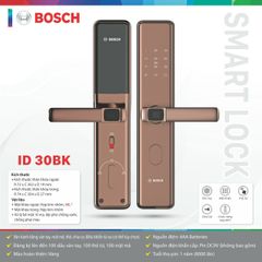Khóa điện tử Bosch ID 30BK / ID 30KB (Mở khóa bằng APP Wifi thông minh)