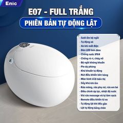 Bồn cầu trứng thông minh Enic Smart E