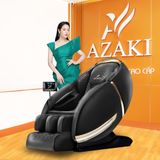  GHẾ MASSAGE AZAKI CS25 PLUS - ĐEN 