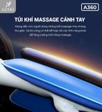  GHẾ MASSAGE AZAKI A360 - ĐỎ 