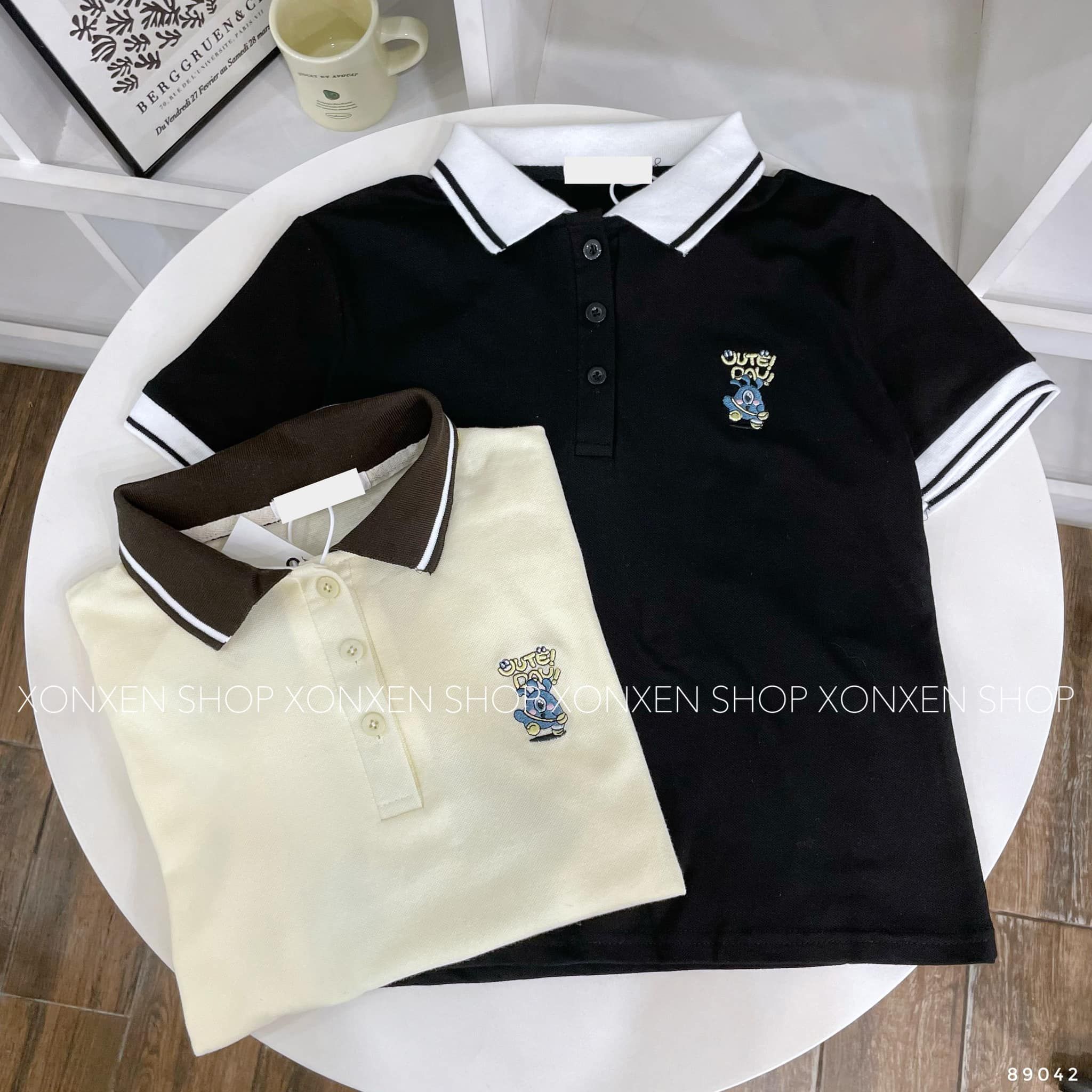  Áo Thun Polo Thuê Hình CUTE DAY Mã 89042 