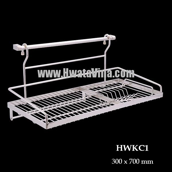 Kệ úp chén 1 tầng inox Hwata - HWKC1