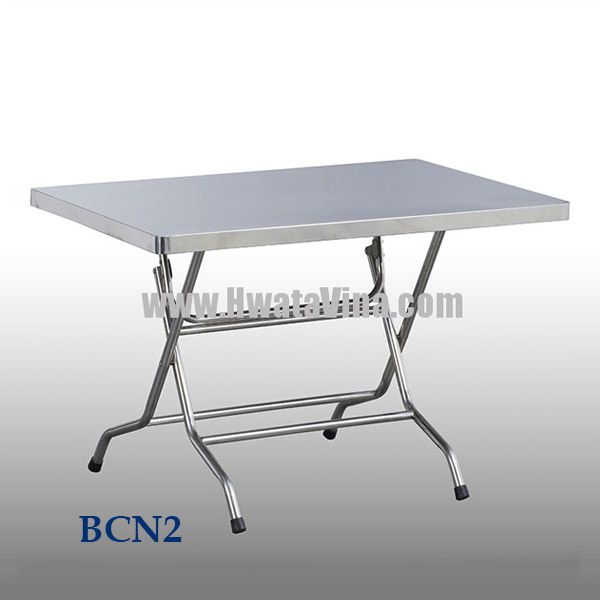 Bàn chữ nhật inox Hwata - BCN2