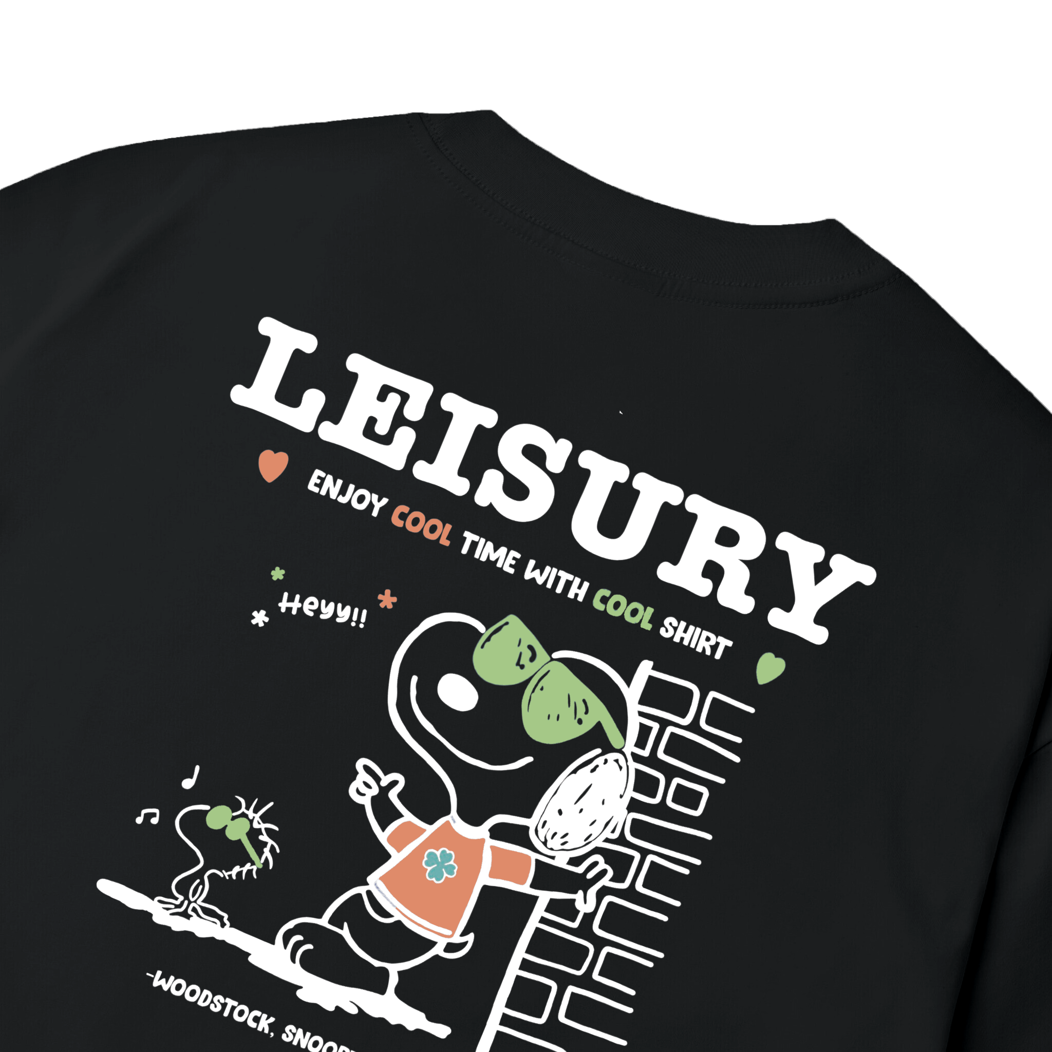 SNOOPY T-SHIRT / BLACK