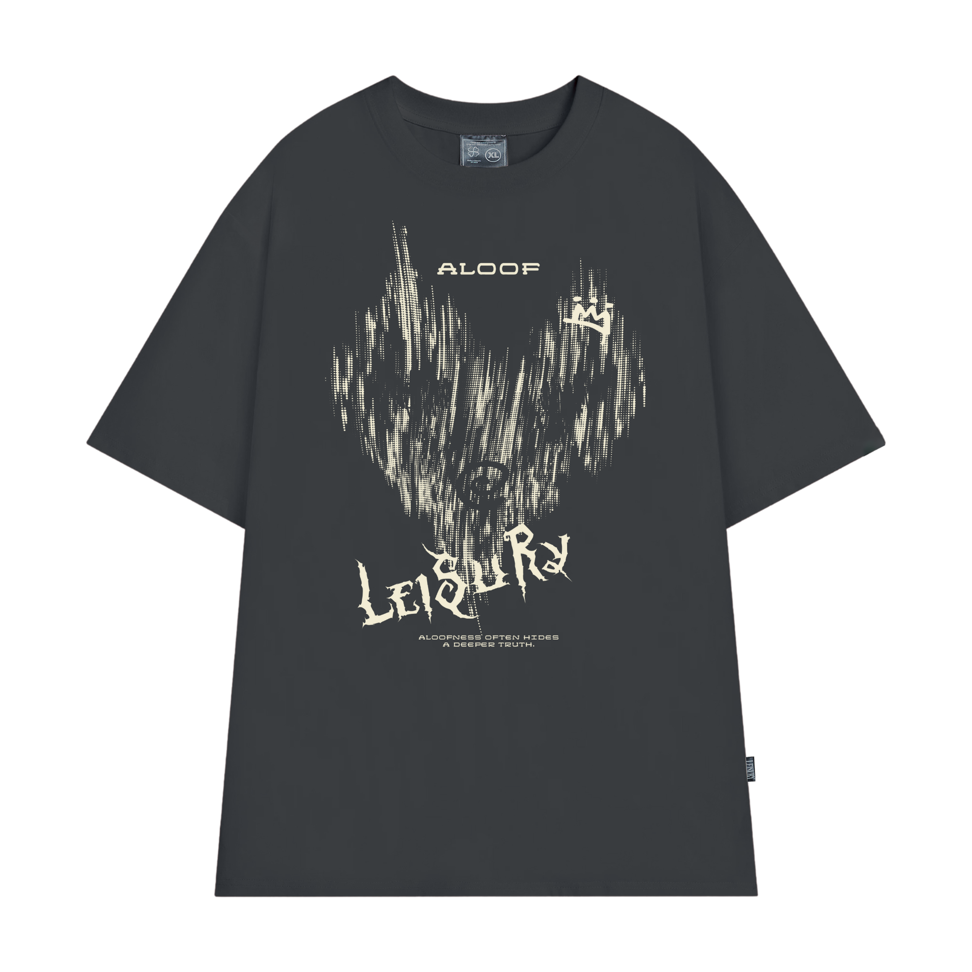 ALOOF HEART T-SHIRT / GREY
