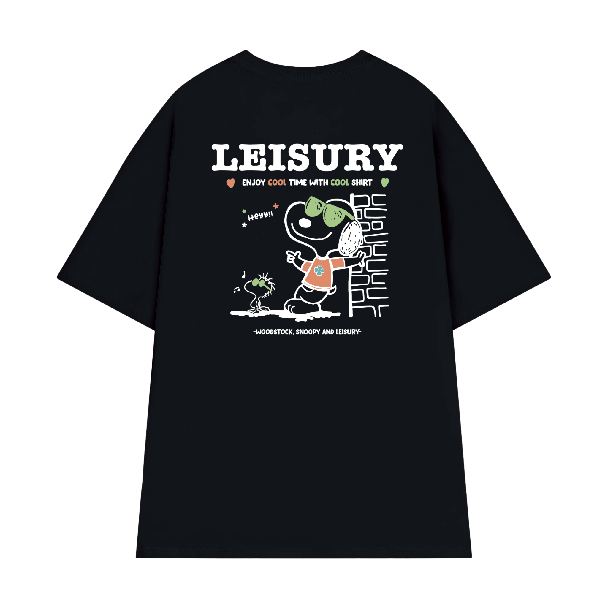 SNOOPY T-SHIRT / BLACK