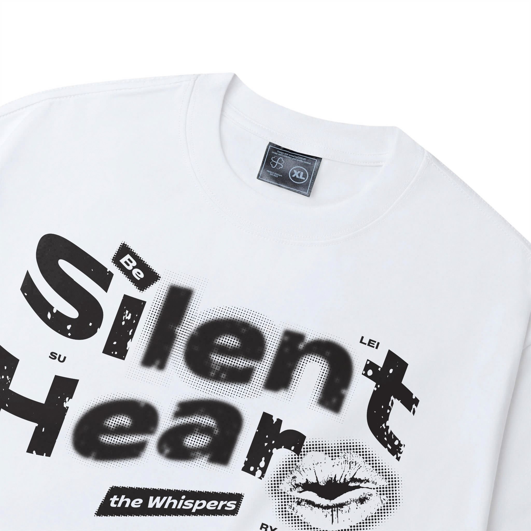 SILENT LIPS T-SHIRT / WHITE