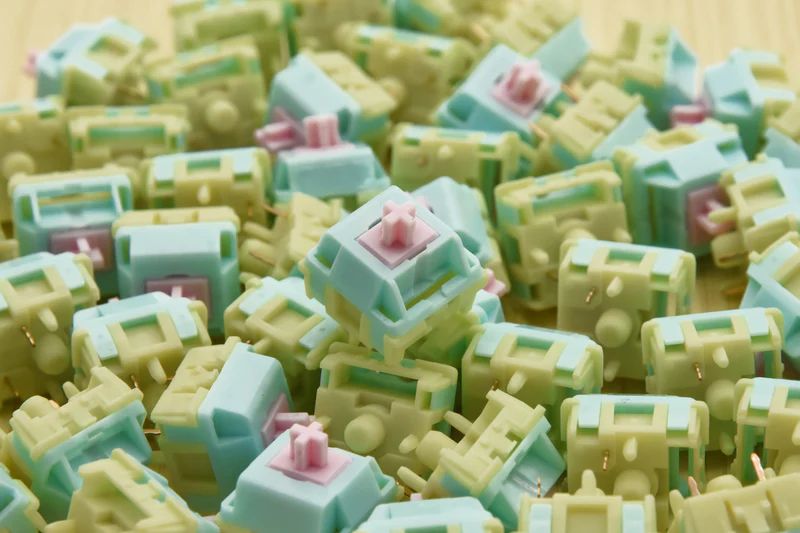 Switch HMX Macaron | Linear 55g | Công tắc bàn phím cơ | TKS