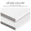 Bàn Làm Việc GAPI Có Kệ Sách Gỗ MDF Màu Trắng-Vân Gỗ - GP197