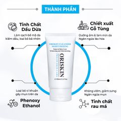 Sữa Rửa Mặt Trắng Da Oriskin Cleanser Moisturizing, Ít Bọt Dành Cho Da Nhạy Cảm.