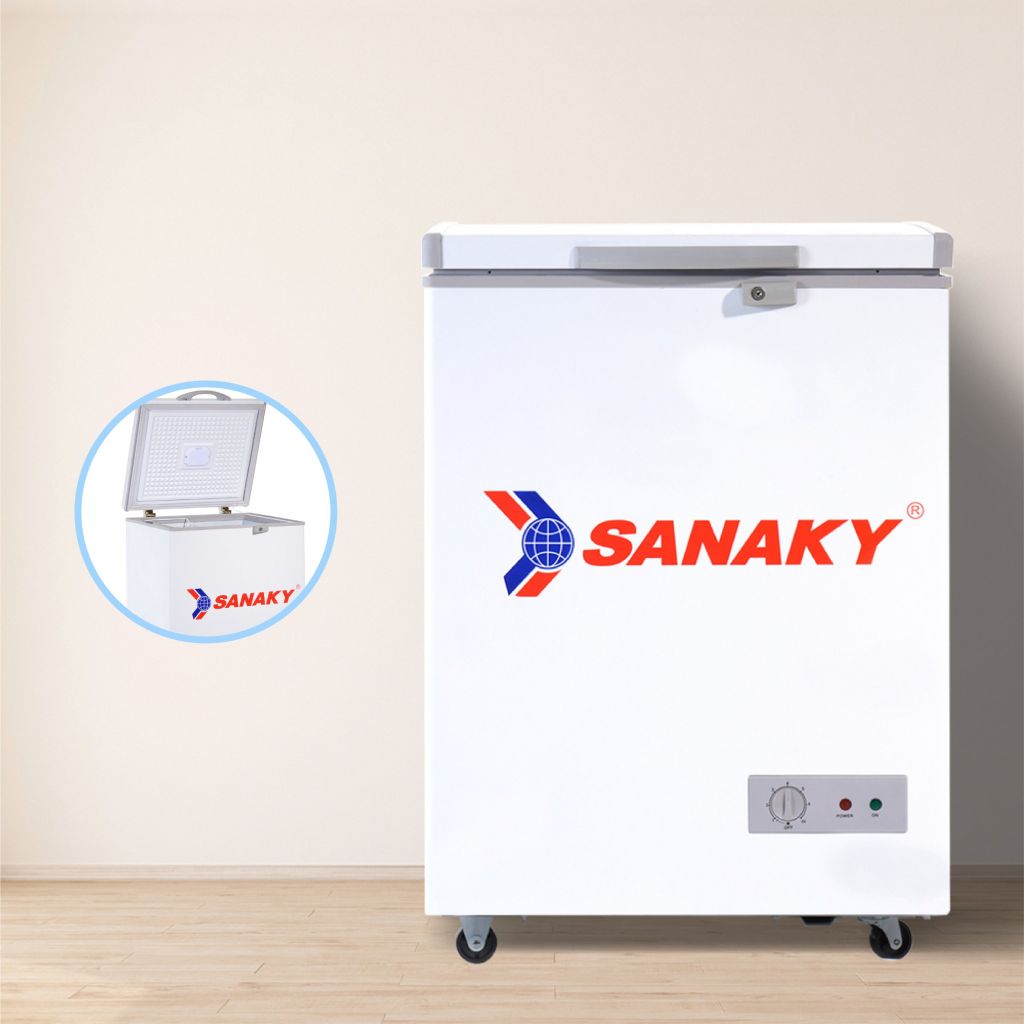 Tủ Đông Sanaky VH-1599HY, 100 Lít Dàn Lạnh Đồng