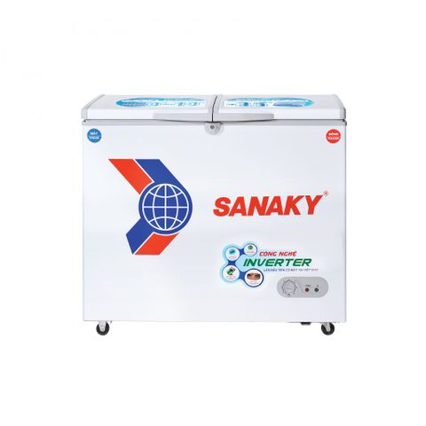Tủ Đông Inverter Sanaky VH-2599W3 (2 Ngăn Đông, Mát 250L)