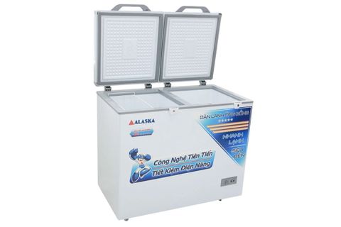 Tủ Đông Mát Alaska BCD 3068C 250 Lít Dàn Đồng