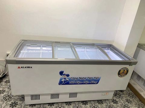 Tủ Đông Kính Cong Alaska KN 400