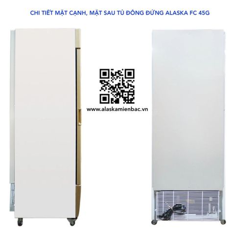 Tủ Đông Đứng Mặt kính Alaska IFG 350, 350 lít