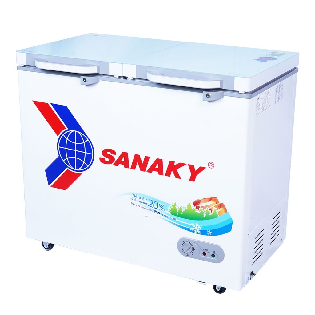 Tủ Đông mặt kính cường lực Sanaky VH-2599A2KD