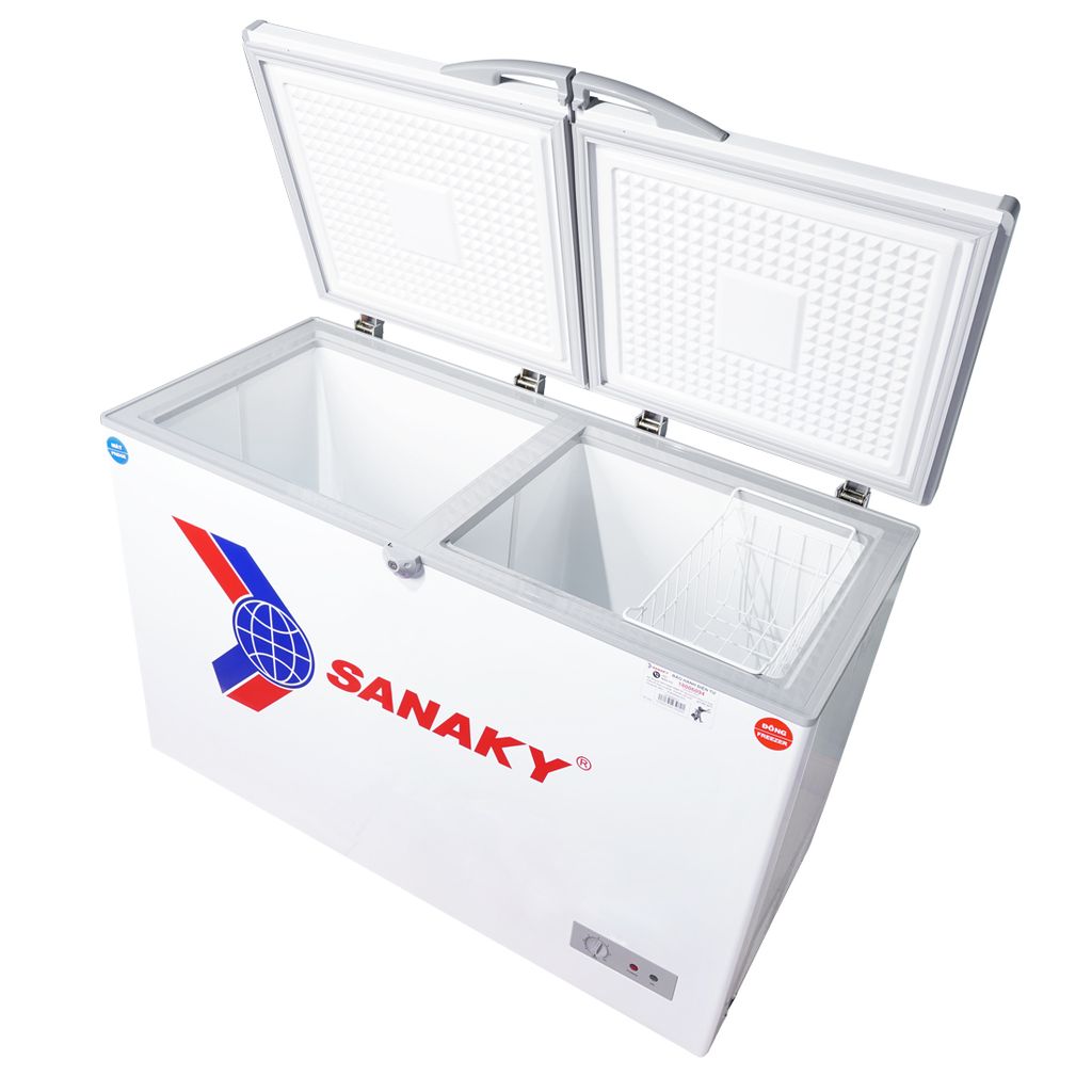 Tủ Đông Sanaky VH 405W2, 1 Ngăn Đông 1 Ngăn Mát 400 Lít