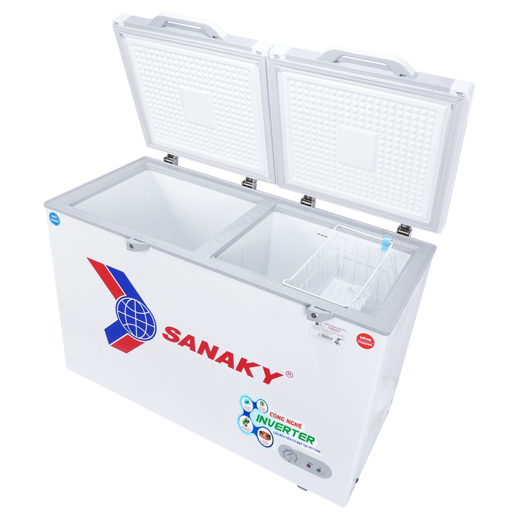 Tủ Đông Sanaky Inverter VH-3699W4K, 2 Ngăn Đông, Mát 360 Lít.