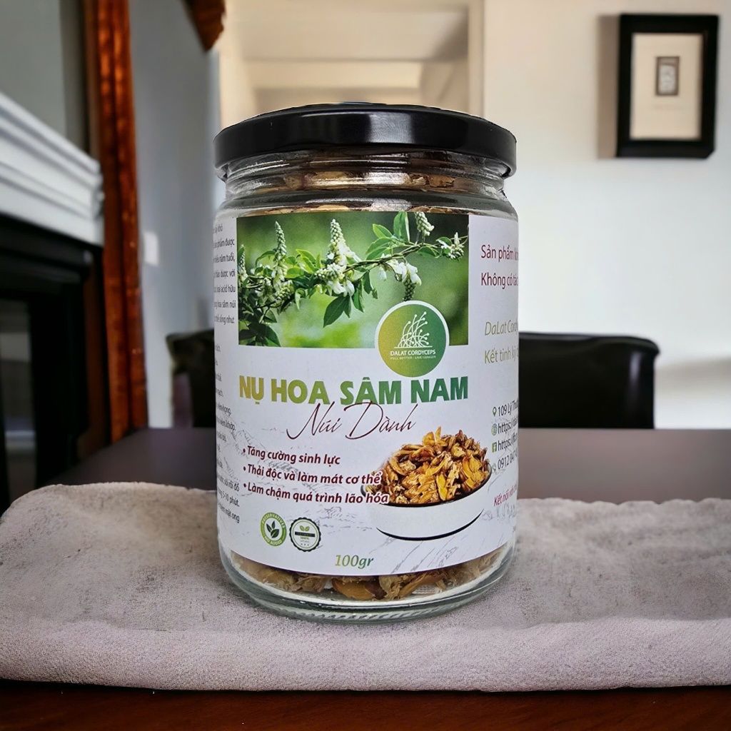 Nụ hoa sâm nam núi Dành khô sấy lạnh - Dalat Cordyceps