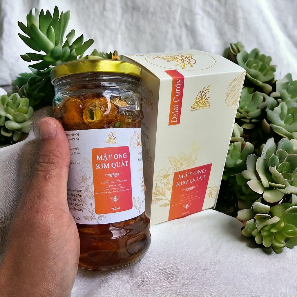 Mật ong ngâm kim quất - Hộp cao cấp