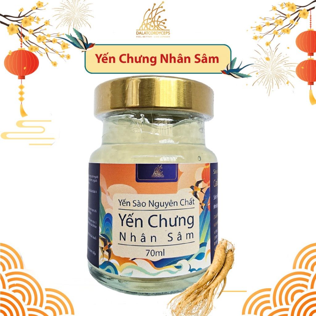 Yến sào chưng nhân sâm tươi - Dalat Cordyceps