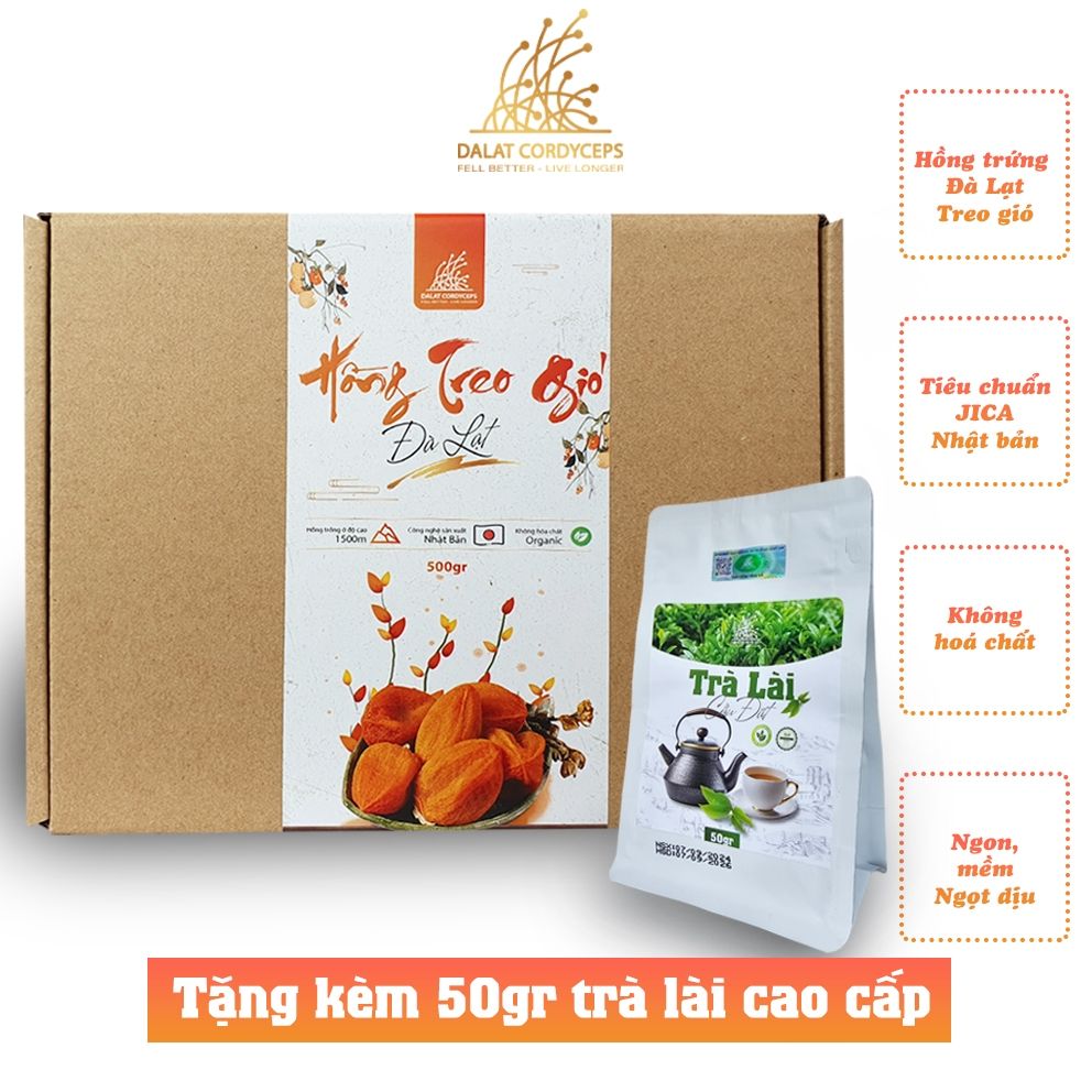 Hồng treo gió Đà Lạt - Dalat Cordyceps - Loại cao cấp