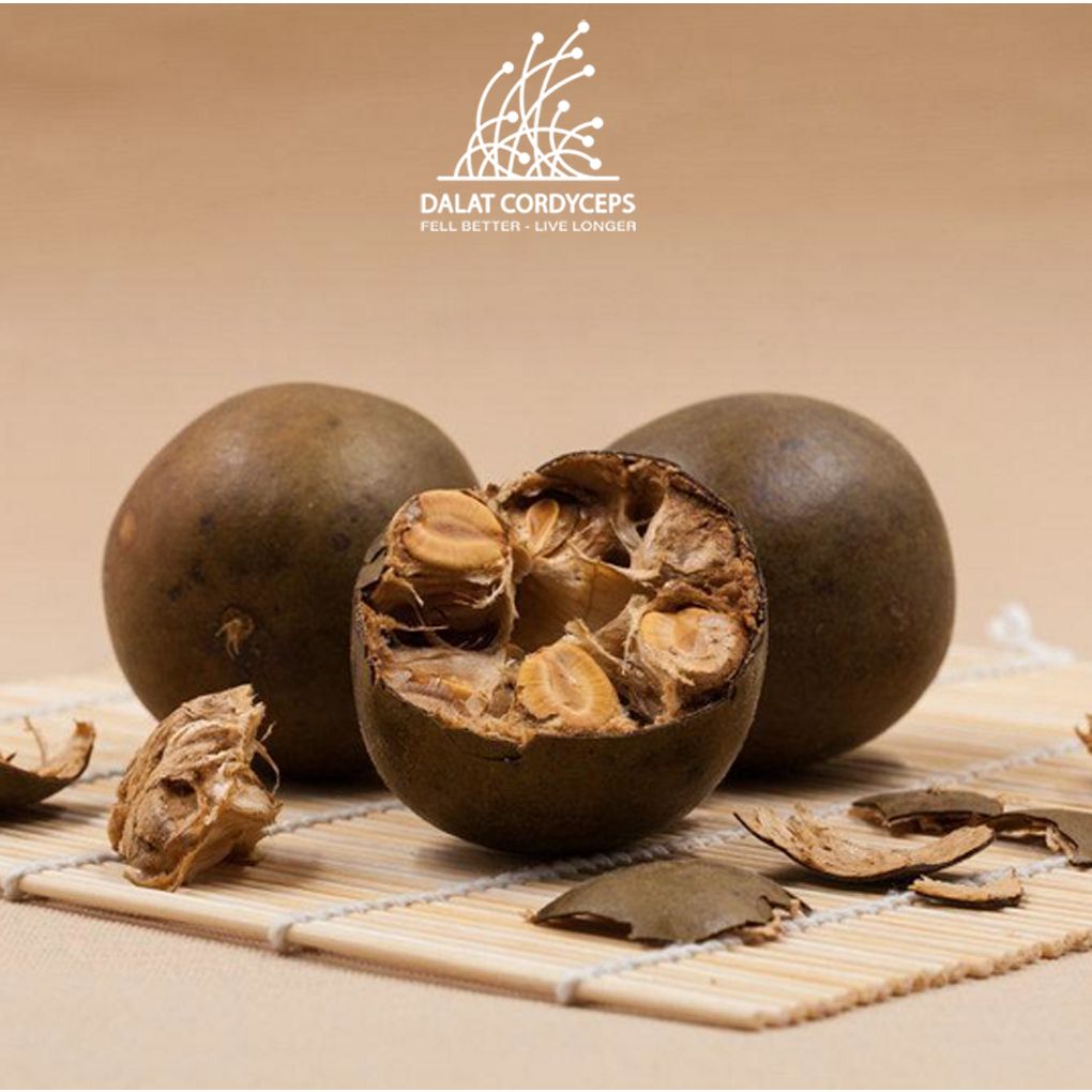 Quả la hán quả khô nguyên trái - Dalat Cordyceps - hộp cao cấp