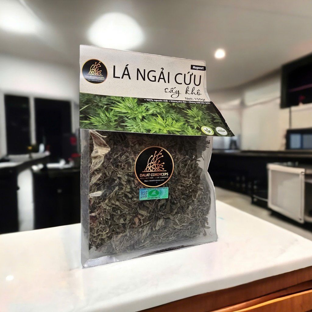 Lá ngải cứu sấy khô - Dalat Cordyceps