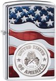  Zippo American Flag Lighters 