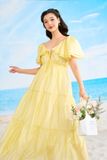  SS23 ĐẦM MAXI ANNIE YELLOW 