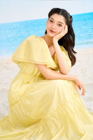  SS23 ĐẦM MAXI ANNIE YELLOW 