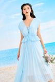  SS23 ĐẦM CAMELIA BLUE 