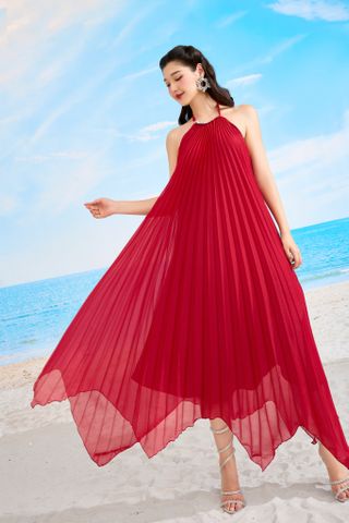  SS23 ĐẦM PERLA RED 