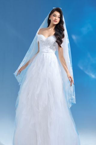  Lúp voan cô dâu dài -  Bridal Veil of First Love No.1 Dress 