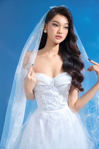  Lúp voan cô dâu dài -  Bridal Veil of First Love No.1 Dress 