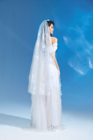  Lúp voan cô dâu dài -  Bridal Veil of First Love No.1 Dress 