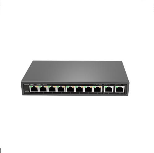 SWITCHES 8 Port POE Ruijie RG-ES110D-P