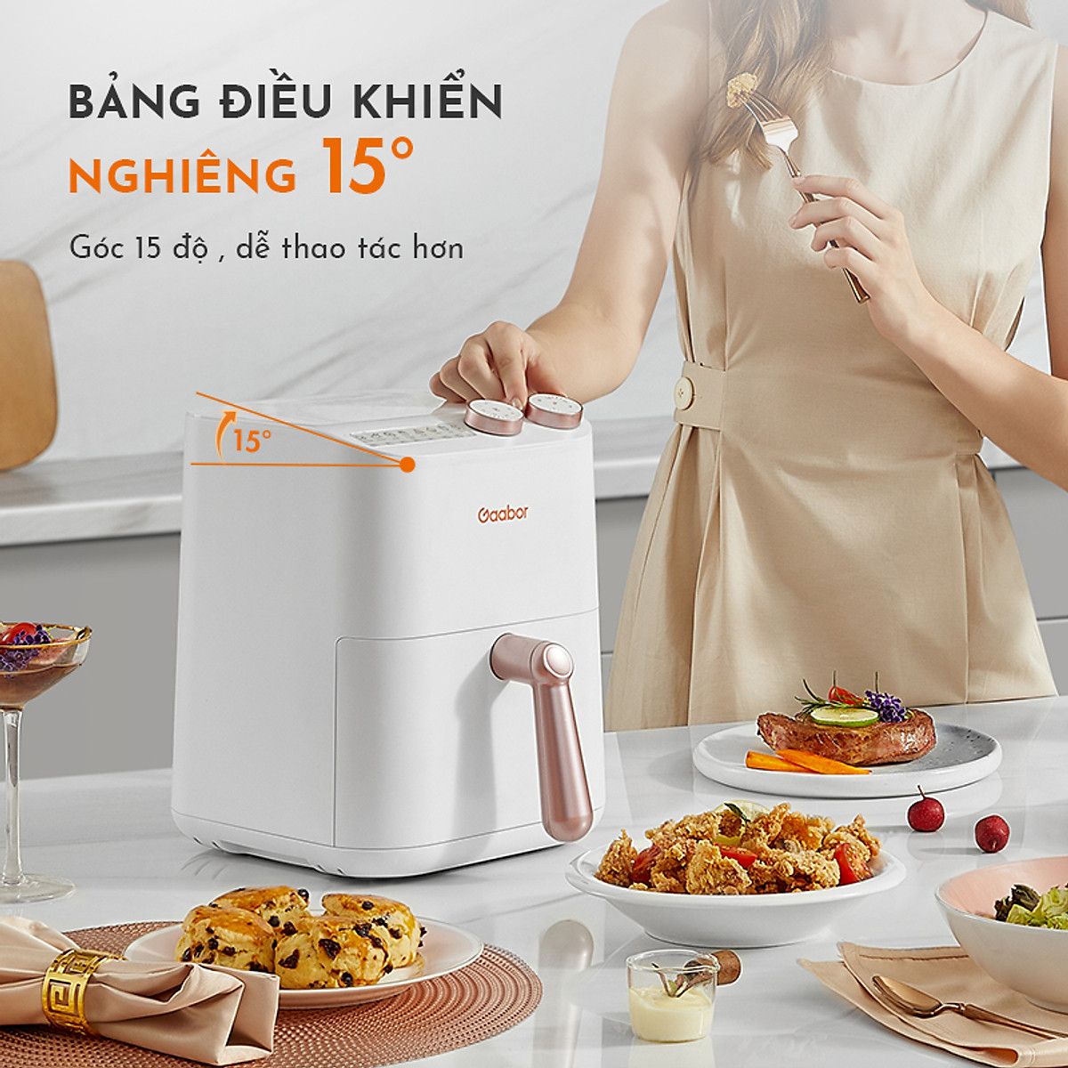 Nồi chiên không dầu GAABOR GA-M4D01