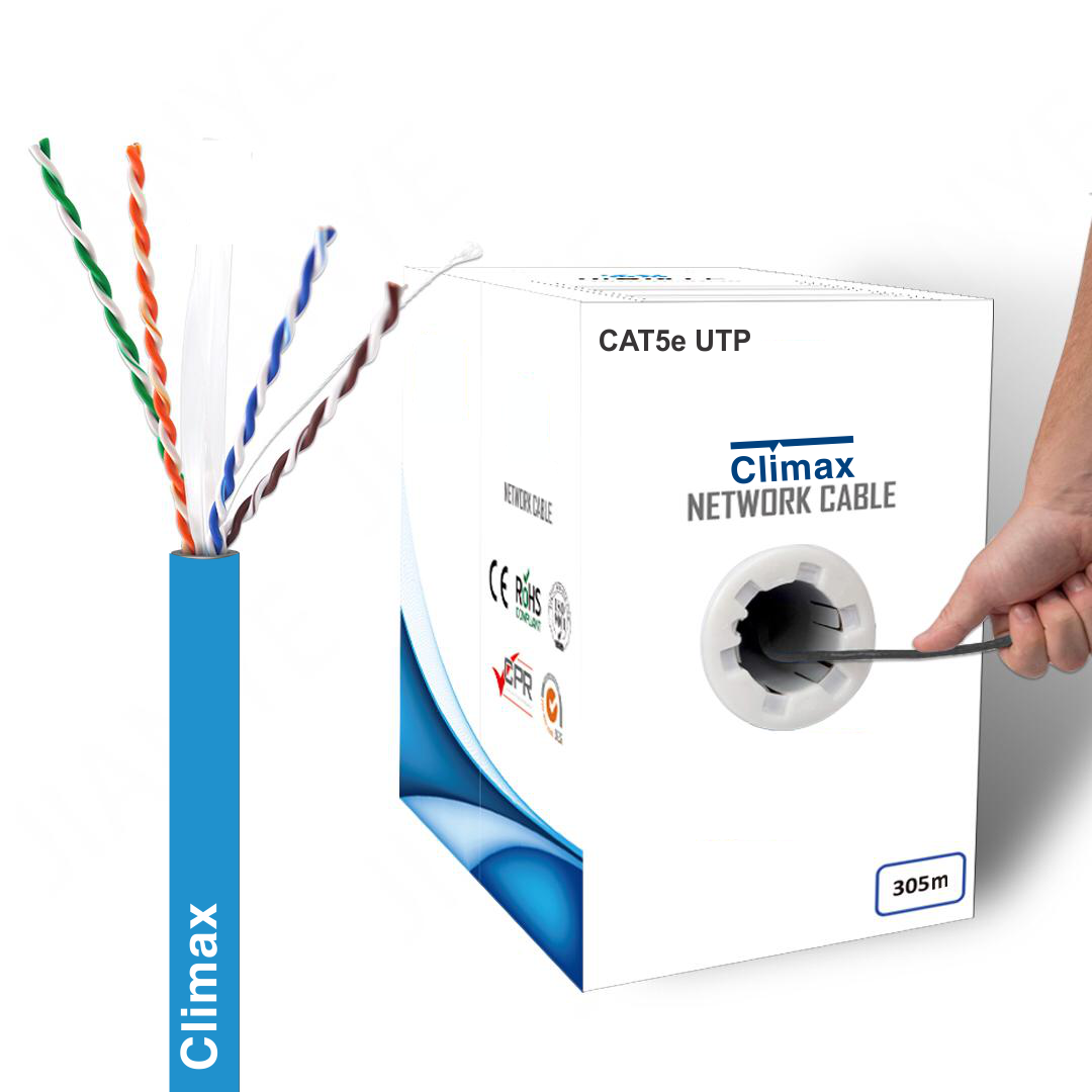 CÁP MẠNG CLIMAX UTP CAT5E COOPER ĐỒNG NGUYÊN CHẤT