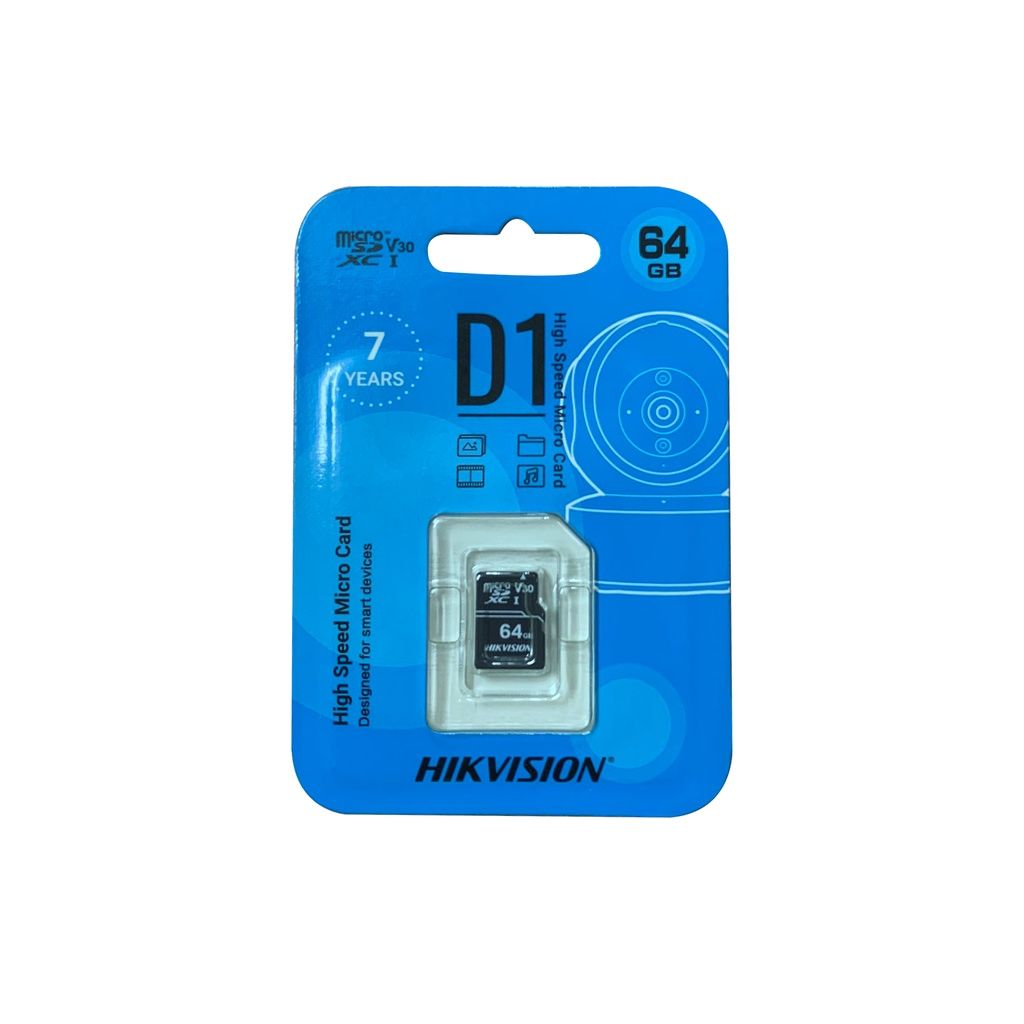 Thẻ Nhớ Hikvision 64G/32GB MicroSD Class 10 D1