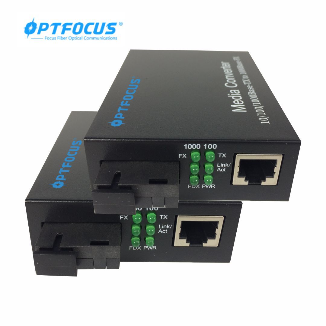 MEDIA CONVERTER 10/100 OPTFOCUS OFS-WS01-20/OFS-WS02-20