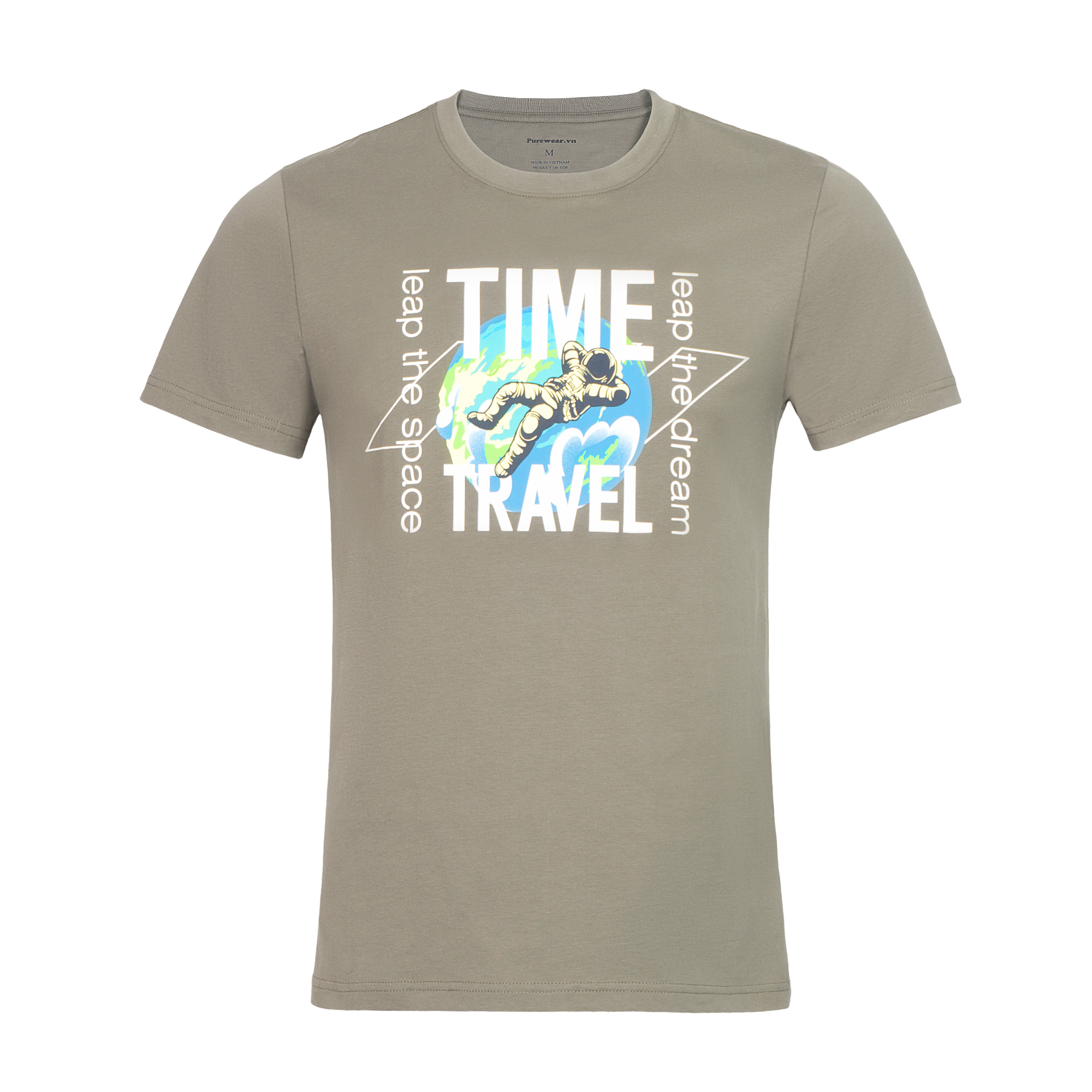 Áo thun nam cao cấp ALLPURE Space Print T-Shirt - Black