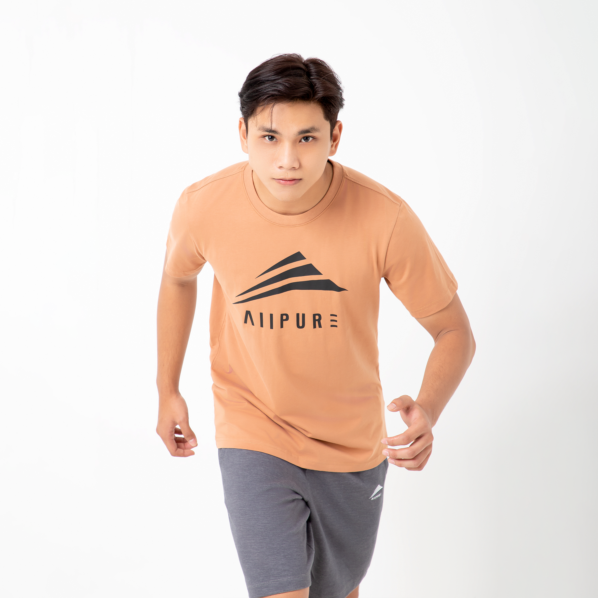 Áo thun nam cao cấp ALLPURE Classic T-Shirt - Brown