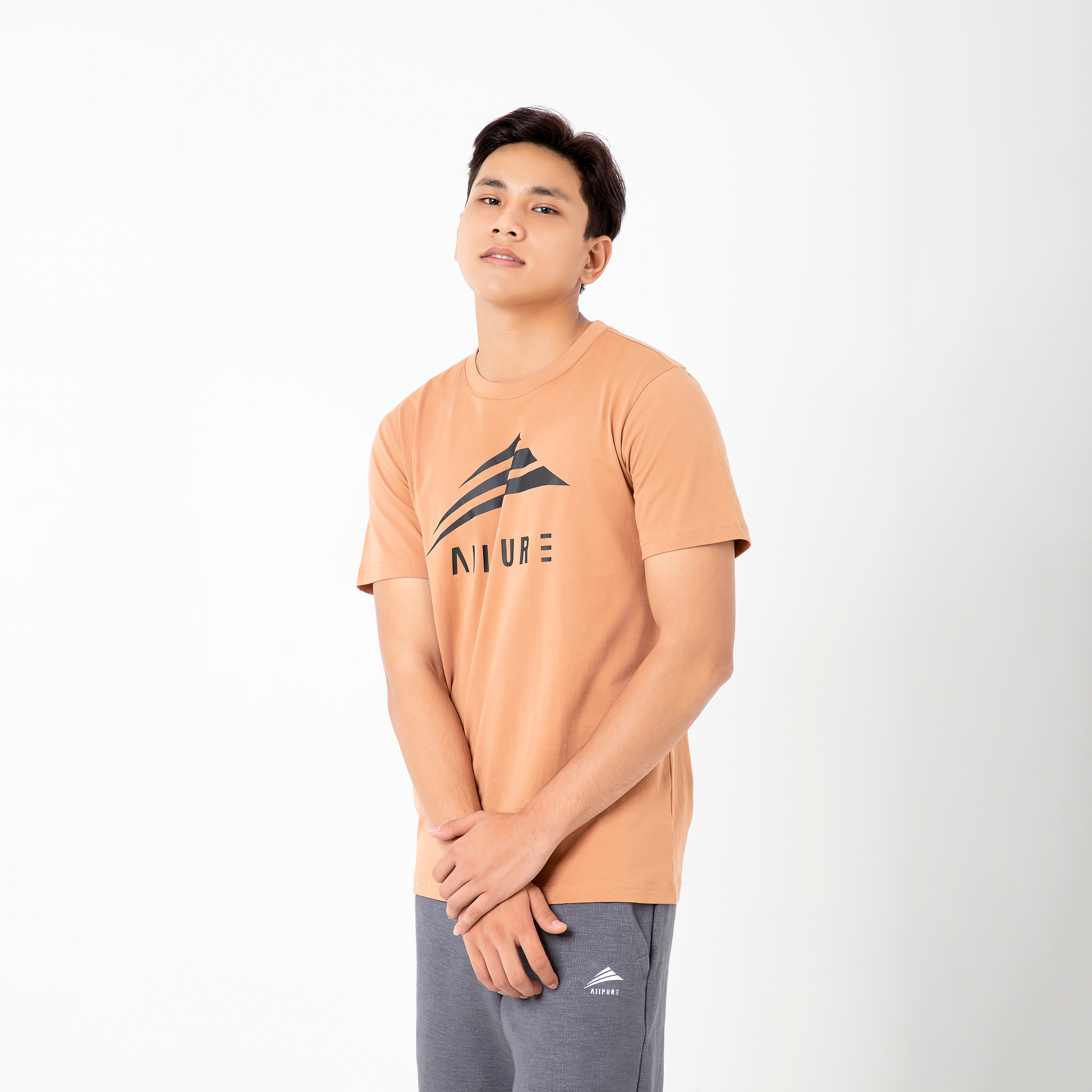 Áo thun nam cao cấp ALLPURE Classic T-Shirt - Brown