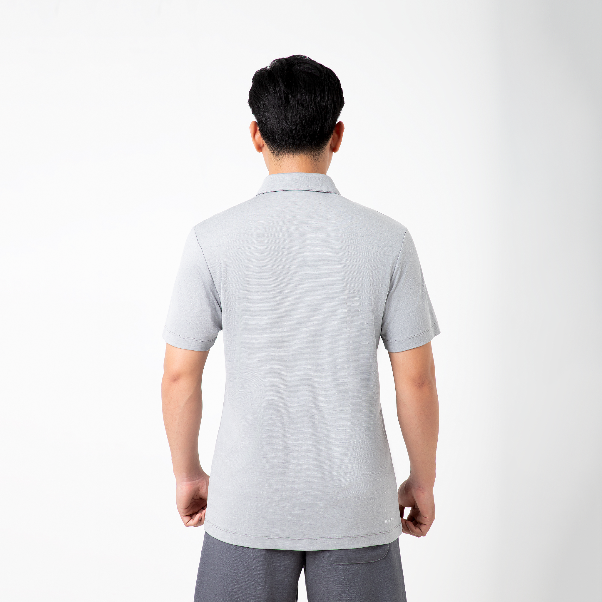 Áo Polo nam cổ sơ mi cao cấp ALLPURE công nghệ coolmax chống nhăn ngăn mùi - màu Grey
