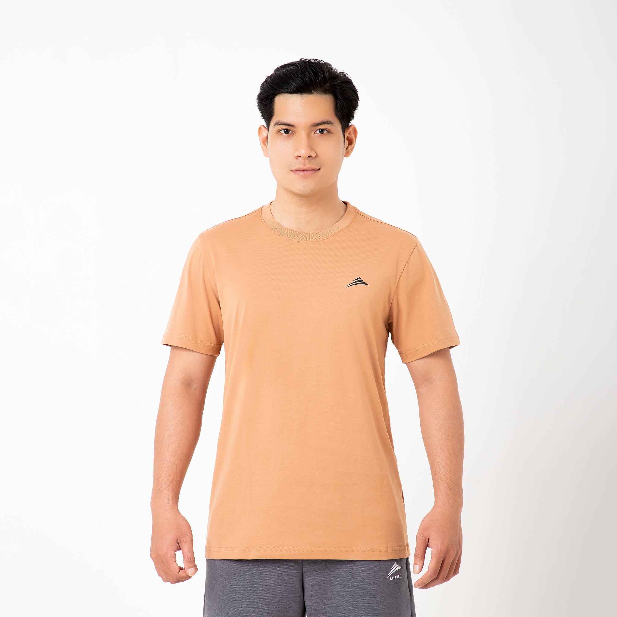 Áo thun cotton ALLPURE Basic T-Shirt- Brown