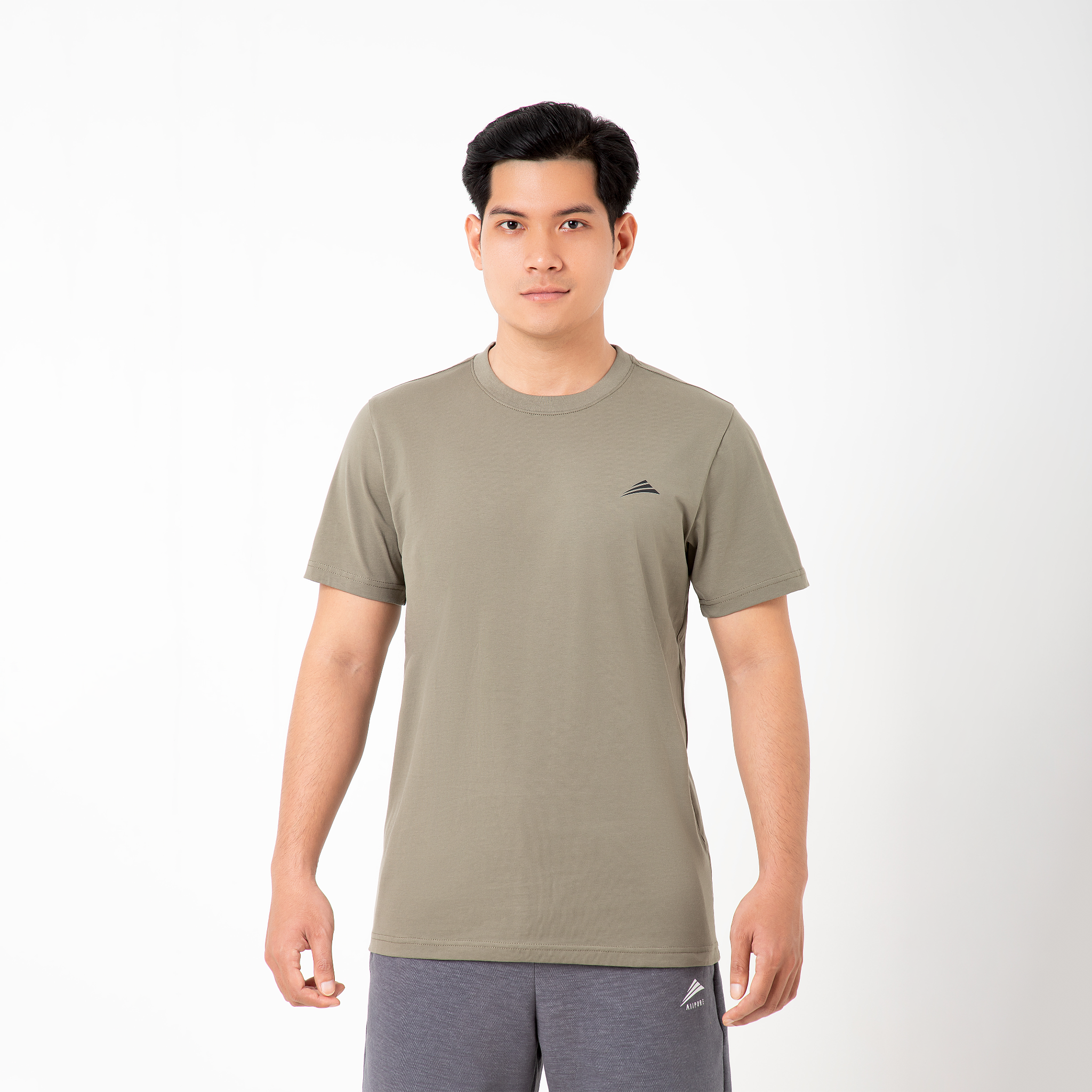 Áo thun cotton ALLPURE Basic T-Shirt- Brown