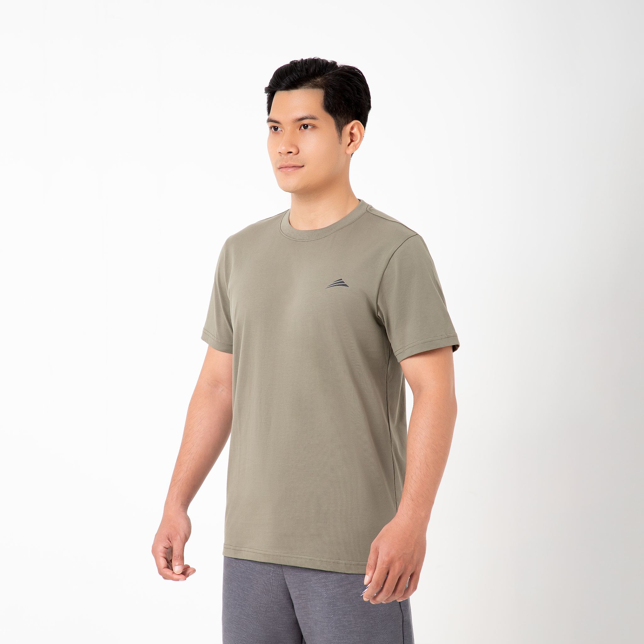 Áo thun cotton ALLPURE Basic T-Shirt - Green