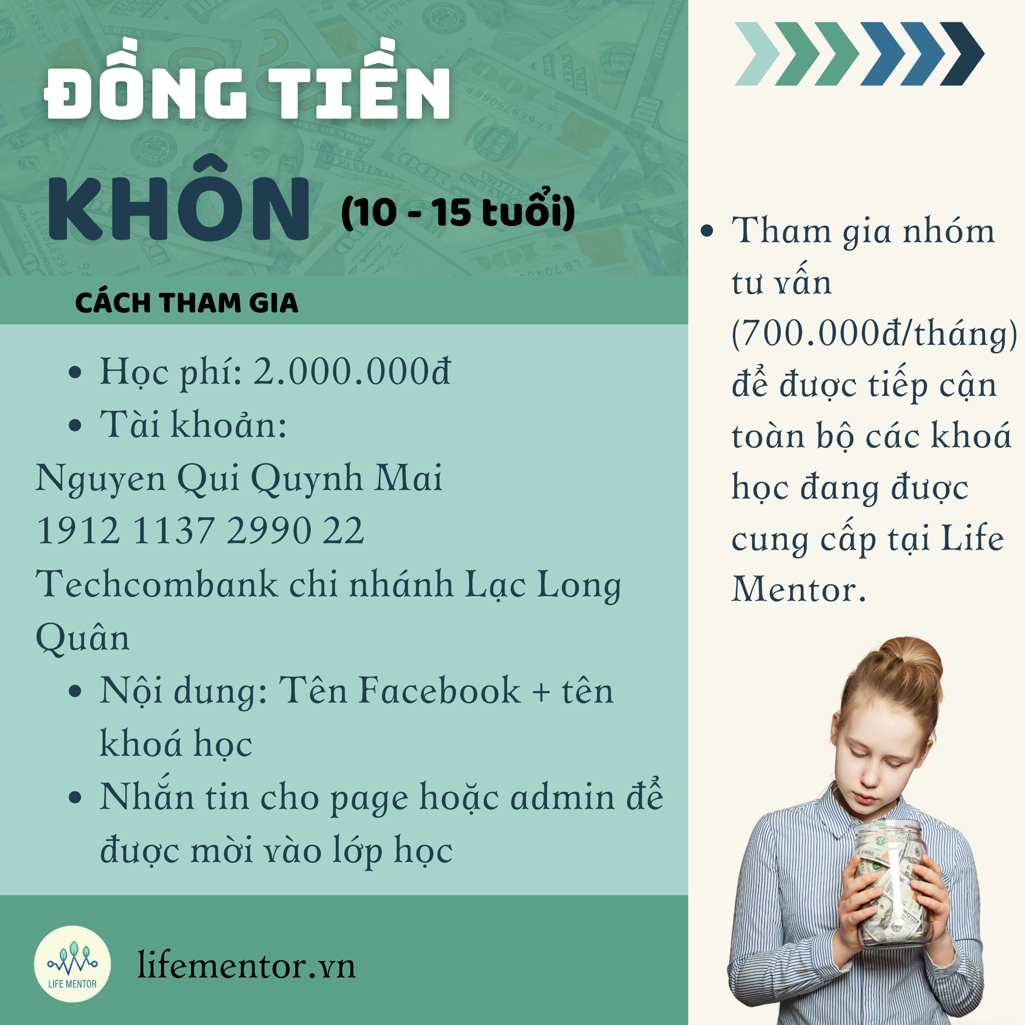 Đồng Tiền Khôn (10 - 15 tuổi)