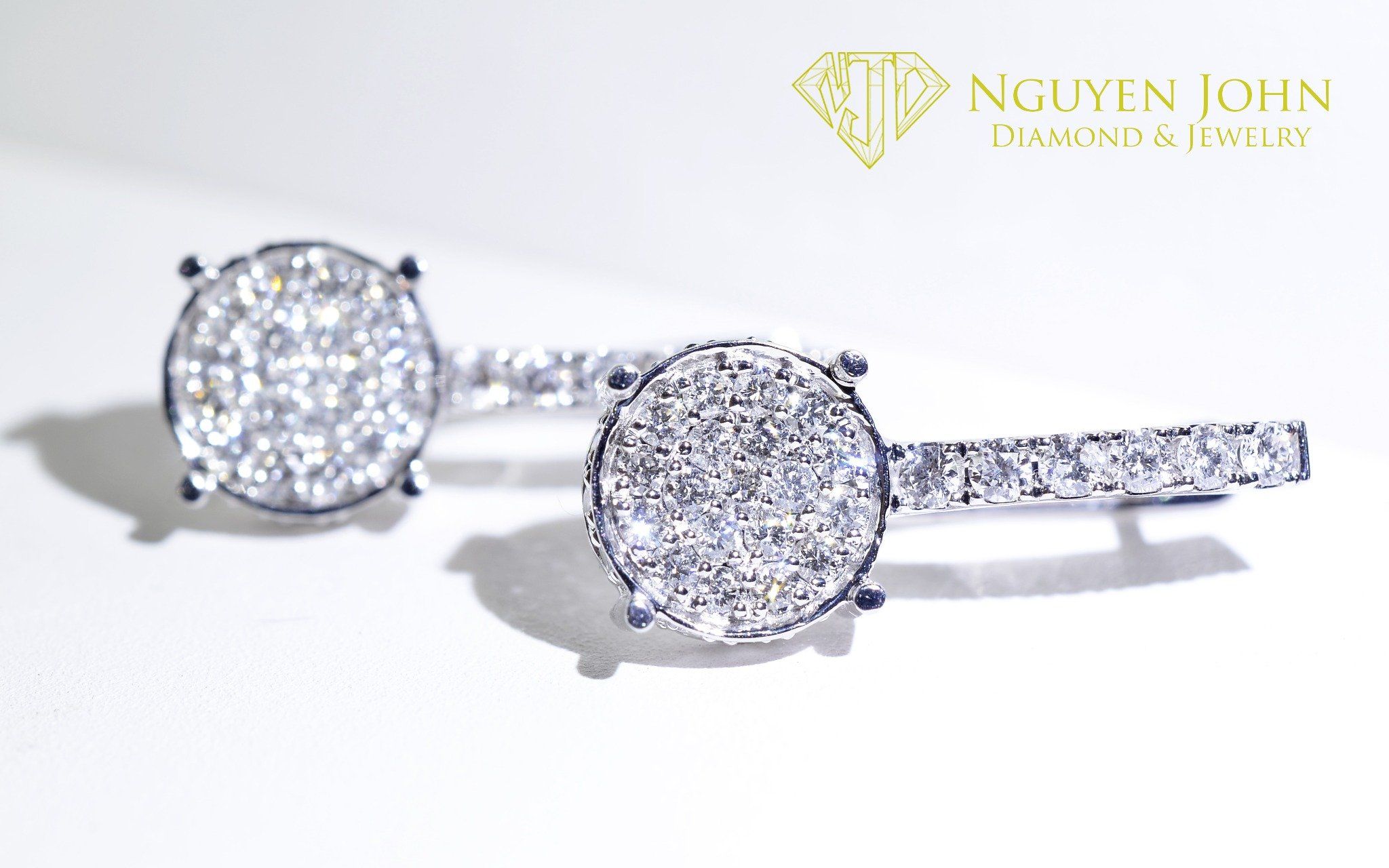  CIRCLE DIAMOND EARRINGS (BÔNG TAI KIM CƯƠNG BẬT TRÒN) 